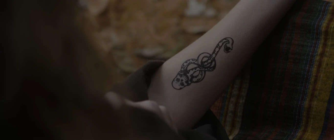 Mudblood, a Harry Potter fanfilm — The Dark Mark on Muriel Warrington's arm